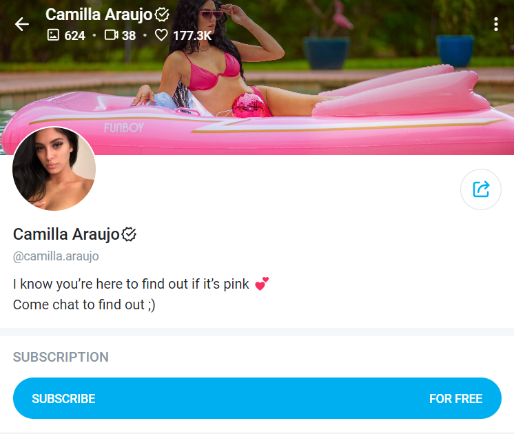 Camila Araujo' OnlyFans